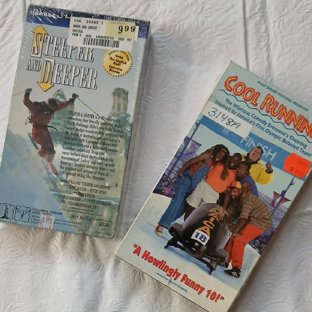 Cool Running VHS Movie Tape — Colorful Cover